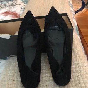 Lottie Tassel Flats Black, size 8